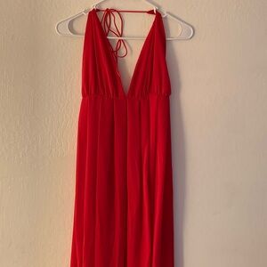 Red Maxi Dress